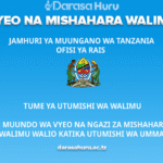 Muundo wa Vyeo Vya Walimu Na Ngazi Za Mishahara Tanzania