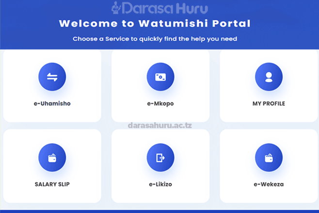 ESS Watumishi Portal Register or Login Create and Submit Tasks and Subtasks