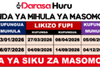 Tarehe Za Kufunga Na Kufungua Shule 2026
