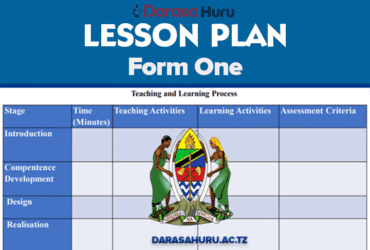 Lesson Plans Form One 2026 - Masomo Yote, English Language Lesson Plan Form One 2026, Lesson Plan Form I - IV 2026 (Masomo Yote), Mathematics Lesson Plan Form One 2026, Kiswahili Lesson Plan Form One 2026