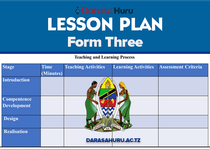 Physics Lesson Plan Form Three 2026, Mathematics Lesson Plan Form Three 2026, Kiswahili Lesson Plan Form Three 2026, English Language Lesson Plan Form Three 2026, Civics Lesson Plan Form Three 2026