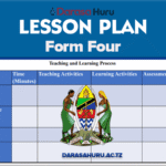 Physics Lesson Plan Form Four 2026, Mathematics Lesson Plan Form Four 2026, English Language Lesson Plan Form Four 2026, Civics Lesson Plan Form Four 2026