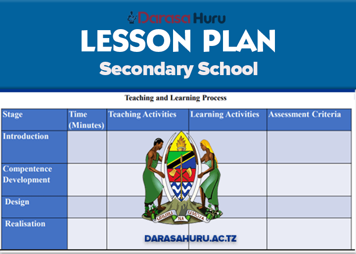 Lesson Plan Form I - IV 2026 (Masomo Yote)