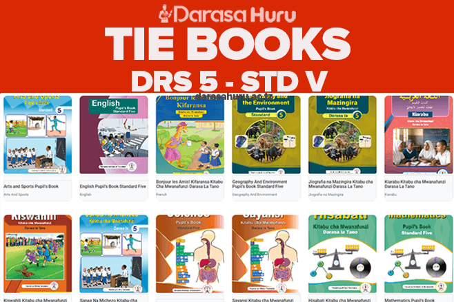 TIE Books Standard Five (Darasa La 5) - Masomo Yote