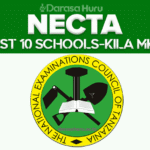 Top 10 Best Schools Form Four Kila Mkoa 2025/2026 - Mikoa Yote