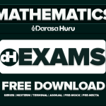 Basic Mathematics Form Four Monthly Test 2026