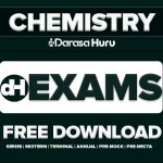 Chemistry Form Two Solved Exam 2026 With Answers Nitekela Secondary School