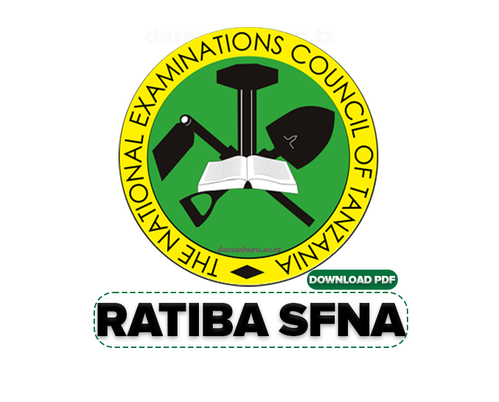 NECTA SFNA 2026 EXAM TIMETABLE (RATIBA YA MTIHANI WA DARASA LA NNE) PDF