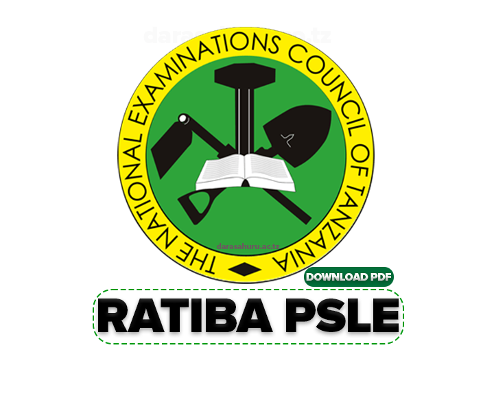 PSLE 2026 Exam Time Table PDF, Ratiba ya Mtihani wa Darasa La Saba 2026 PSLE Time Table