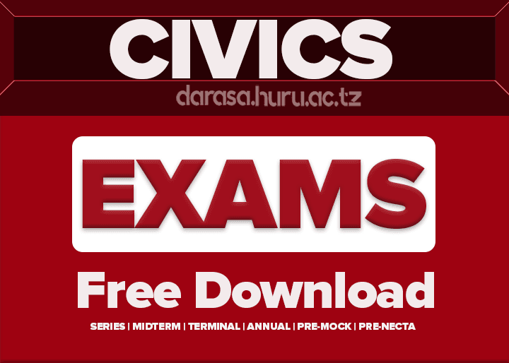 CIVICS FORM THREE MONTHLY TEST 2026 TARIMBA ABBAS SS