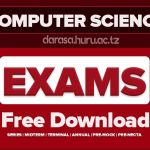COMPUTER SCIENCE 1 AND 2 FORM SIX MOCK EXAMS DAR ES SALAAM 2026 WITH MARKING SCHEME