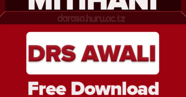 MITIHANI YA DARASA LA AWALI – MASOMO YOTE