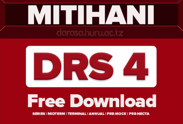 MITIHANI YA DARASA LA NNE – MASOMO YOTE