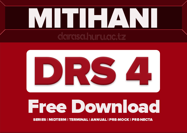 MITIHANI YA DARASA LA NNE – MASOMO YOTE