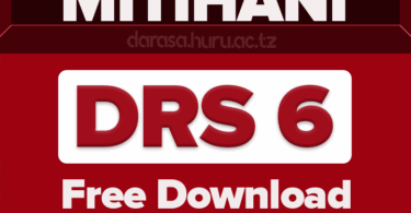 MITIHANI YA DARASA LA SITA – MASOMO YOTE