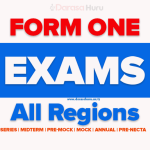 FORM ONE EXAMINATIONS 2026 ALL REGIONS