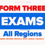 FORM THREE EXAMINATIONS 2026 ALL REGIONS
