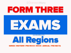 FORM THREE EXAMINATIONS 2026 ALL REGIONS
