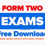 FORM TWO PRE- MOCK EXAMINATIONS 2026 WITH MARKING SCHEMES - SONGEA DC