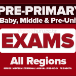 PRE-PRIMARY (DARASA LA AWALI) BABY CLASS, MIDDLE CLASS AND PRE-UNIT EXAMINATIONS 2026 ALL REGIONS