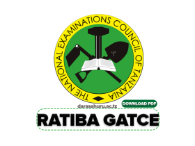 RATIBA GATCE EXAM TIMETABLE MAY 2026