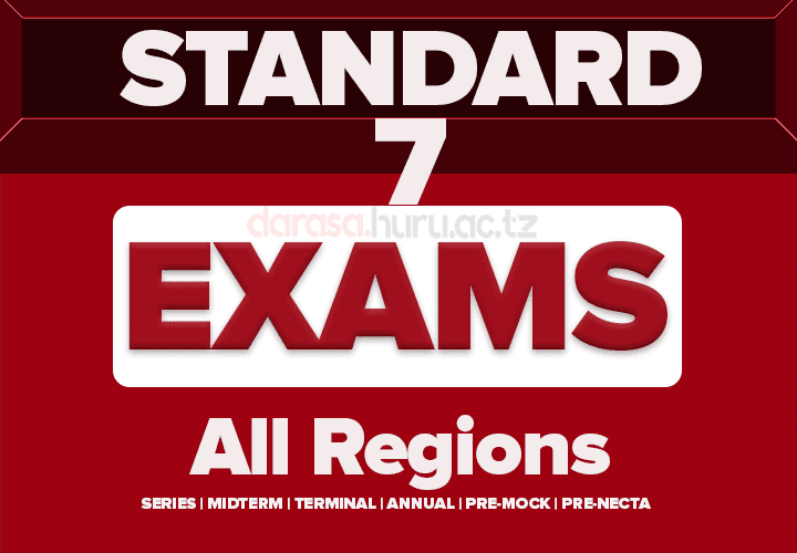 STANDARD SEVEN MOCK EXAMS 2026 ALL REGIONS