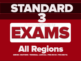 STANDARD THREE (DARASA LA TATU) EXAMINATIONS 2026 ALL REGIONS