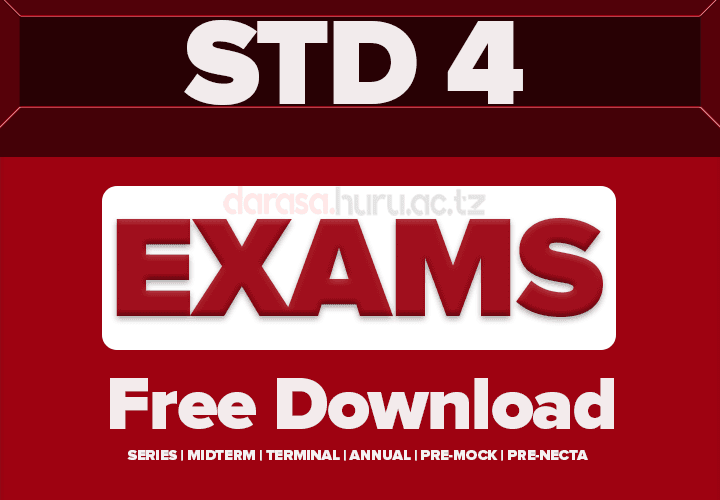 FOREST WARD STANDARD FOUR MOCK ASSESSMENT 2026 WITH ANSWERS MBEYA CC