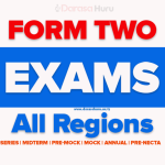 FORM TWO EXAMINATIONS 2026 ALL REGIONS