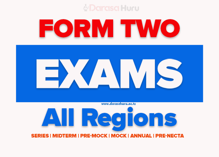 FORM TWO EXAMINATIONS 2026 ALL REGIONS