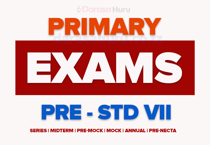 Primary School Examinations (Mitihani) - All Classes - All Subjects