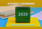 South Africa School Calendar 2026 - Opening and Closing Dates