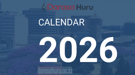 Zambia School Calendar 2026