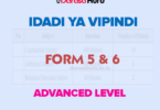 NUMBER OF PERIODS FOR ADVANCED LEVEL FORM 5 AND 6