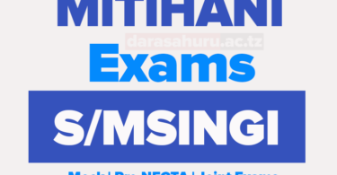 EDK Special Exams With Answers STD I - VII 2026 (Mitihani ya EDK na Majibu), MITIHANI SHULE YA MSINGI SWAHILI MEDIUM SCHOOLS