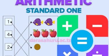 ARITHMETIC NOTES FOR STANDARD ONE - ALL CHAPTERS