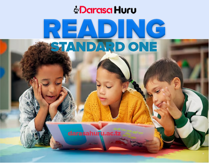 READING NOTES FOR STANDARD ONE