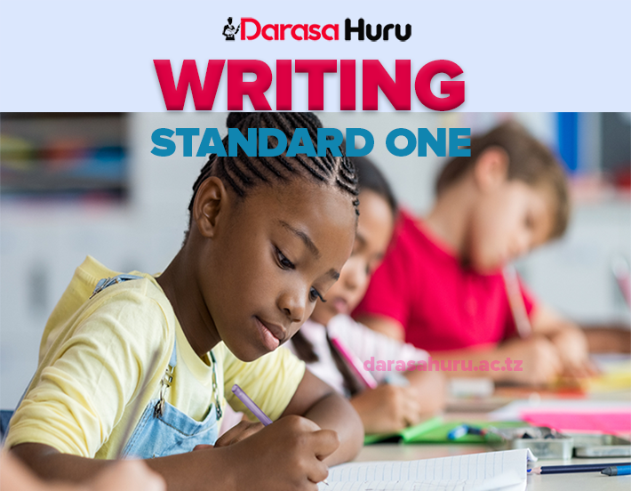 WRITING NOTES FOR STANDARD ONE NEW – ALL UNITS