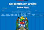 Academic Communication Scheme of Work Form Five