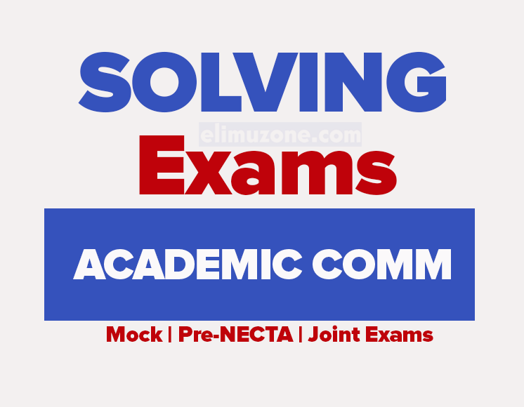 ACADEMIC COMMUNICATION FORM FIVE JOINT MOCK EXAM 2026 TABORA