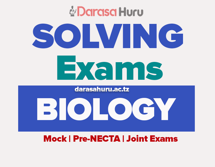BIOLOGY 1 2A 2B 2C SOLVED MOCK FORM FOUR LINDI 2026 WITH ANSWERS