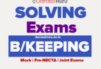BOOK KEEPING SOLVED MOCK FORM FOUR LINDI 2026 WITH ANSWERS