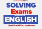 ENGLISH SOLVED MOCK FORM FOUR LINDI 2026 WITH ANSWERS