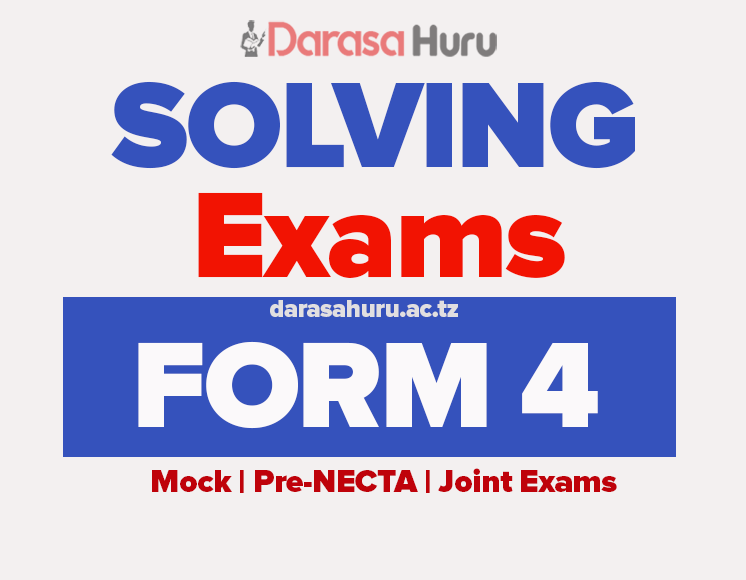 LINDI FORM FOUR REGIONAL MOCK EXAMINATION 2026 WITH MARKING SCHEMES
