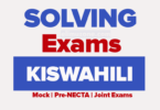 KISWAHILI FORM TWO EXAMS 2026 NA MAJIBU