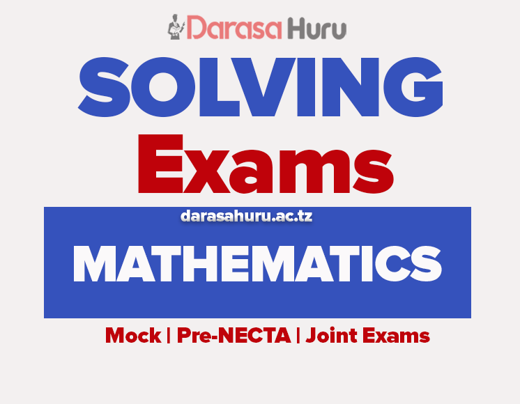 MATHEMATICS MOCK FORM FOUR LINDI 2026 WITH ANSWERS