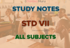 FULL NOTES STANDARD SEVEN - ALL SUBJECTS