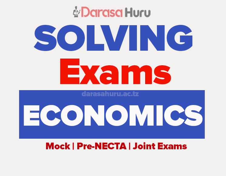 Economic Form Five Monthly Test 2026 - Inyonga SS