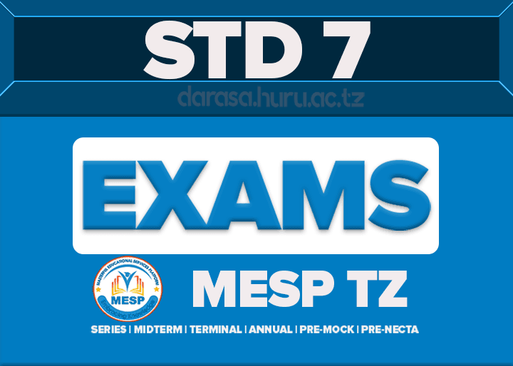 STANDARD SEVEN PRENECTA EXAM 2026 SET II BY MESP TANZANIA