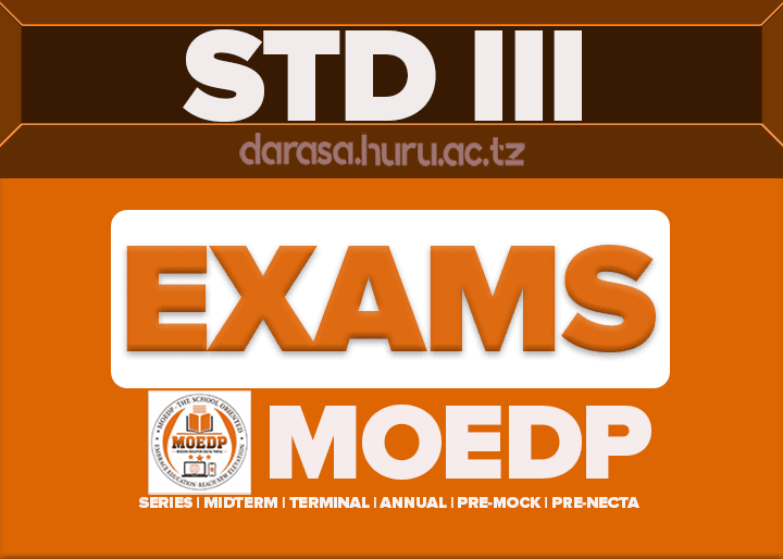 STANDARD THREE MOEDP FREE ASSESSMENT SERIES AUGUST 2026